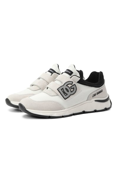 Комбинированные кроссовки dg running DOLCE & GABBANA, арт. DA5187/AA954/29-36