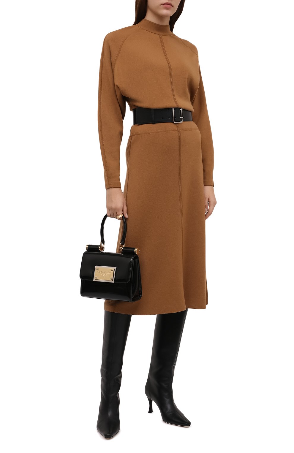 Сумка sicily DOLCE & GABBANA черного цвета по цене 236500 руб., арт. BB7026/A1037, фото 3 Сумка sicily DOLCE & GABBANA, арт. BB7026/A1037, фото 3