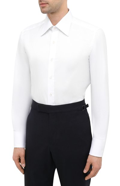 Хлопковая сорочка TOM FORD, арт. QFT190/94S1JE, фото 3
