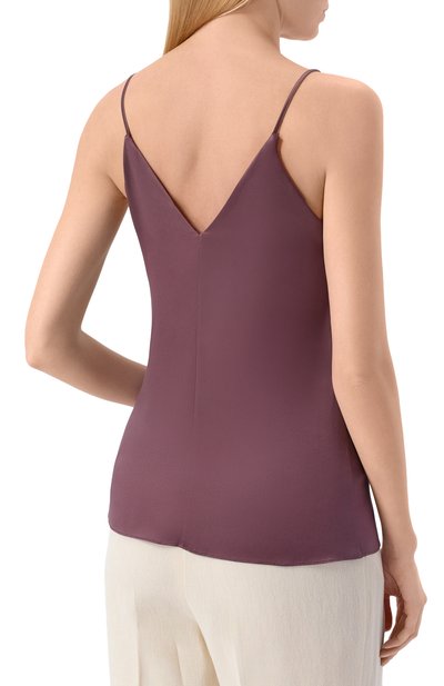 Шелковый топ BRUNELLO CUCINELLI, арт. MPC59BD802, фото 4