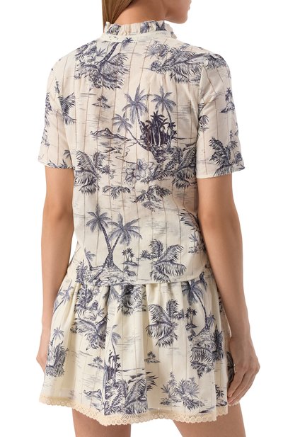 Хлопковое поло ZADIG AND VOLTAIRE, арт. WWT001980, фото 4