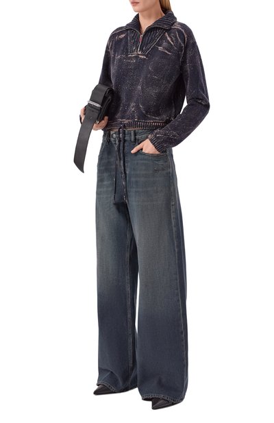 Шерстяной анорак DIESEL синего цвета по цене 48800 руб., арт. A21820/0GSBW, фото 2 Шерстяной анорак DIESEL, арт. A21820/0GSBW, фото 2