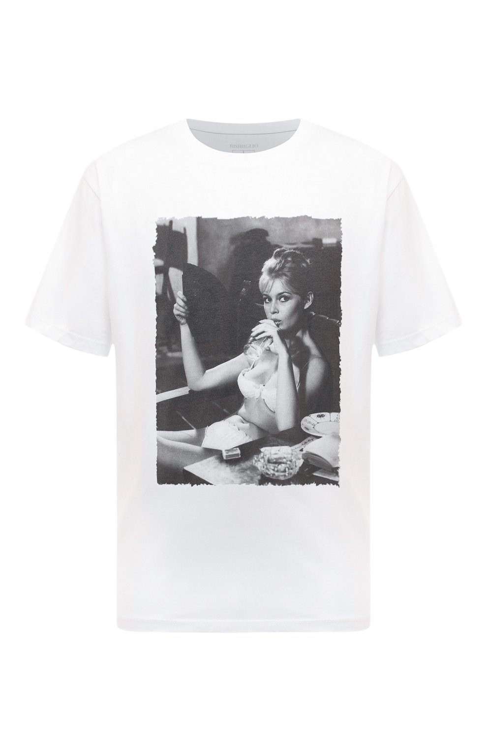 Хлопковая футболка BISIBIGLIO, арт. BARD0T DRINK, фото 1