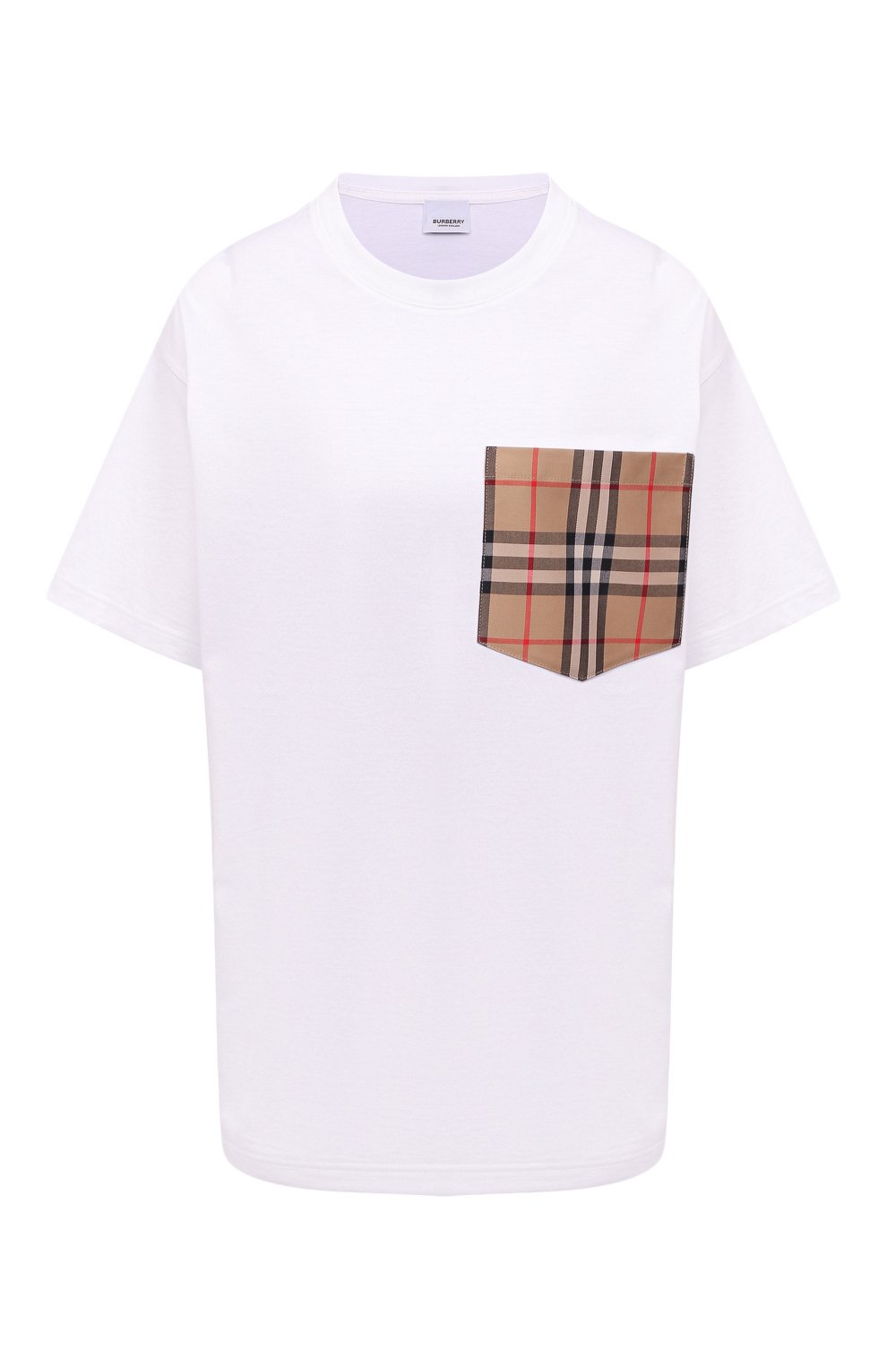 Хлопковая фу тболка BURBERRY, арт. 8043386, фото 1