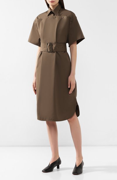 Хлопковое платье BOTTEGA VENETA, арт. 563045/VF1Y0, фото 3
