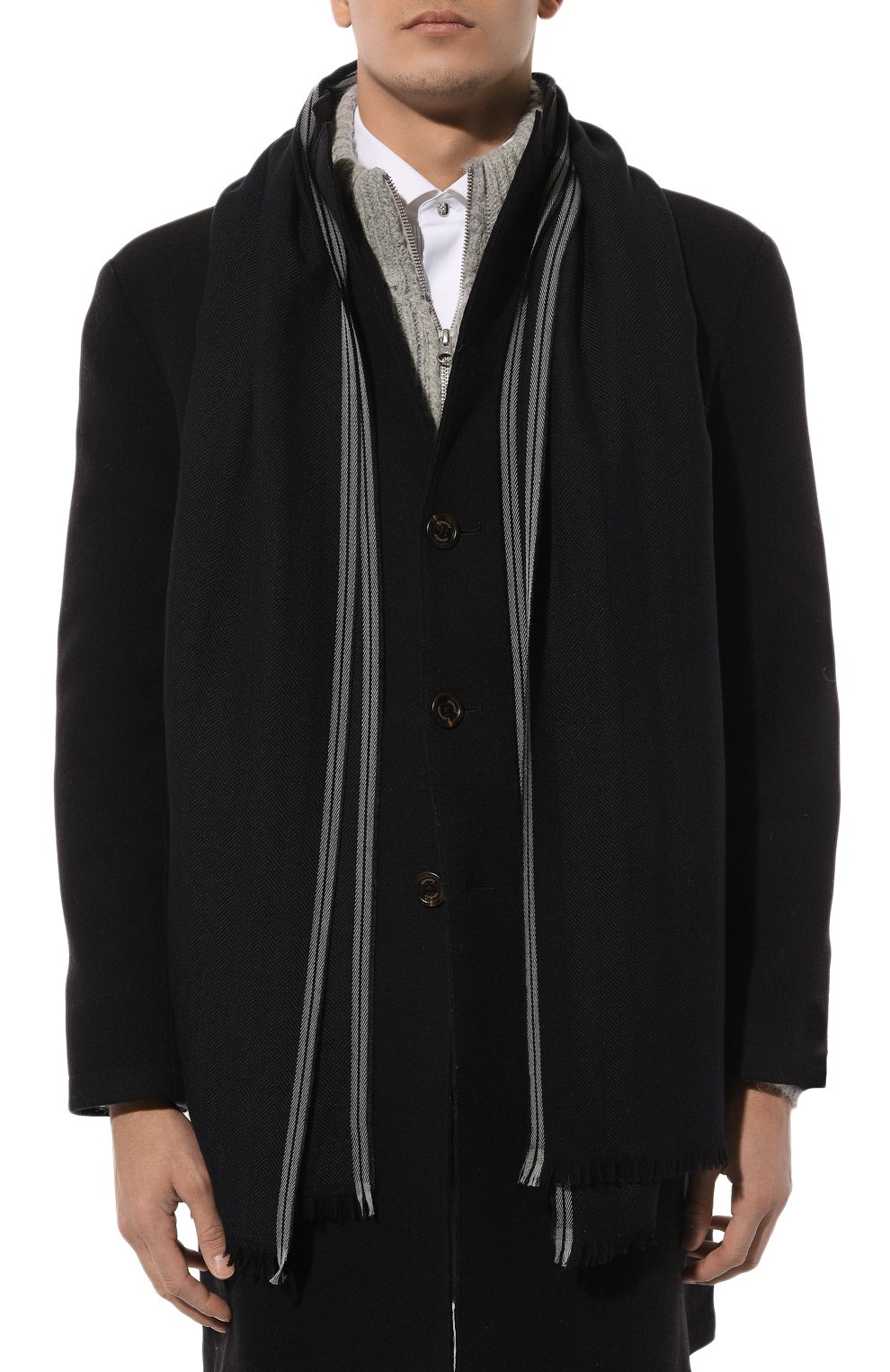 Шарф из шерсти и кашемира ZEGNA, арт. Z6L00SA6/26B, фото 3