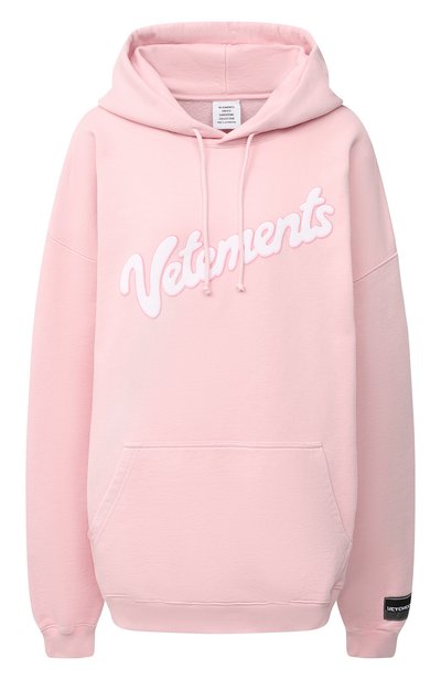 Женский хлопковое худи VETEMENTS, арт. UE51TR770P 1604/W