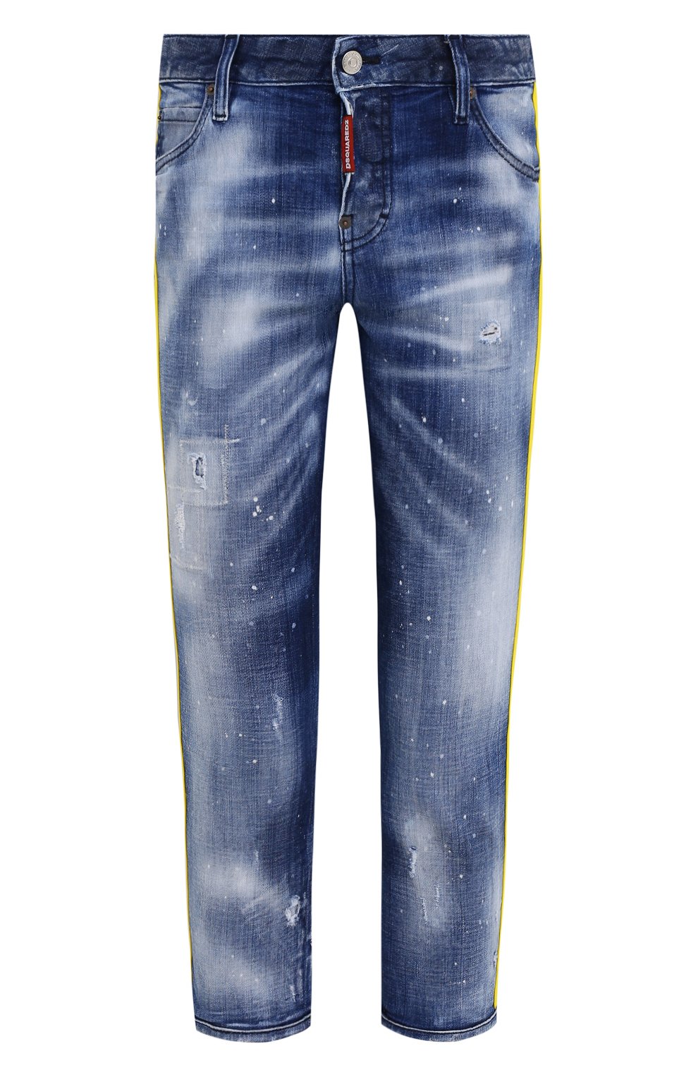 Джинсы DSQUARED2 темно-синего цвета по цене 62300 руб., арт. S75LB0461/S30342, фото 1 Джинсы DSQUARED2, арт. S75LB0461/S30342, фото 1