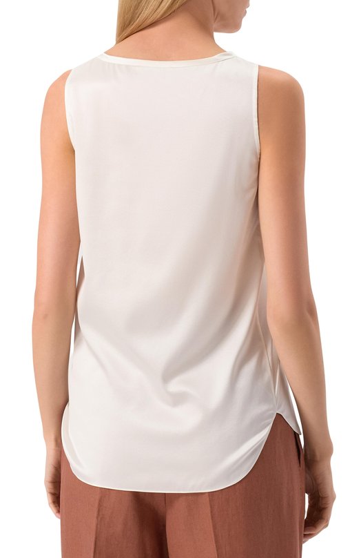 Атласный топ MVST M25.2MW.B401 Белый  M25.2MW.B401 Фото 4