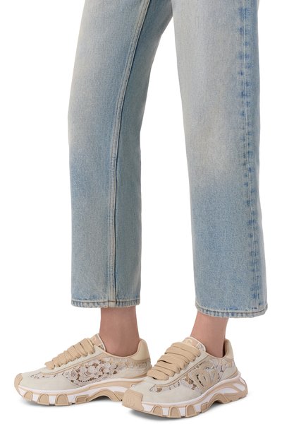 Женские комбинированные кроссовки dg country road DOLCE & GABBANA, арт. CK2417/AX627