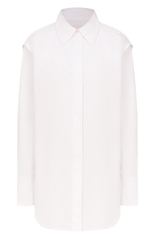 Хлопковая рубашка Jil Sander J02DL0273/J45001 Белый J02DL0273/J45001