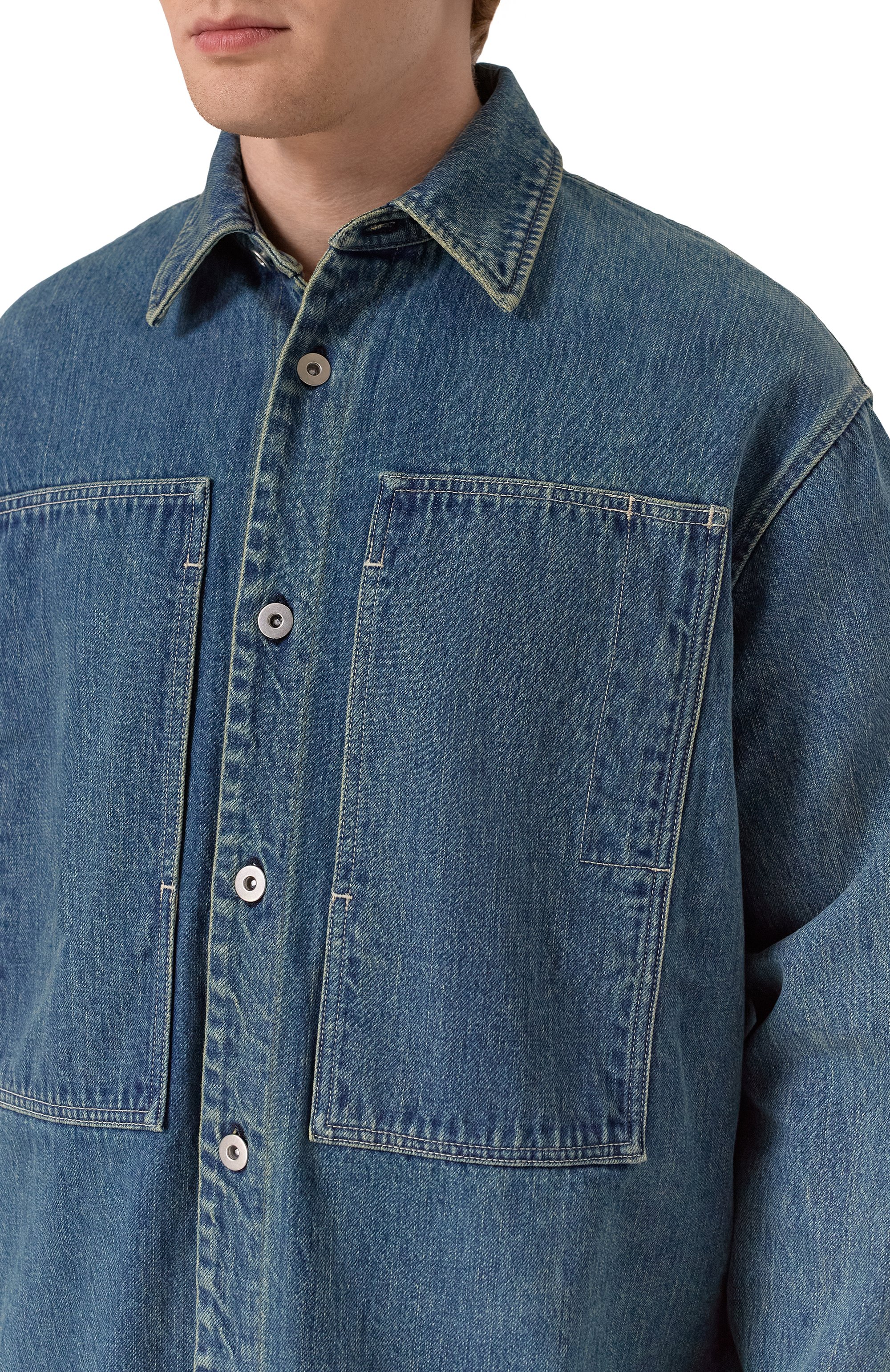 Джинсовая рубашка JIL SANDER, арт. J47DL0159-J45291, фото 5