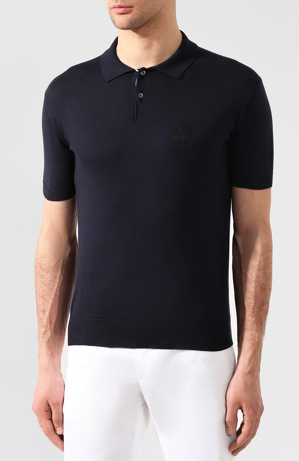 П оло из смеси хлопка и кашемира BALLY, арт. M5LR449K-9S154/750, фото 3