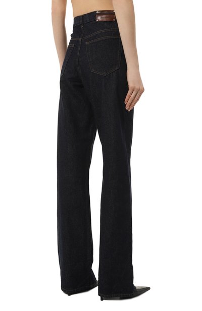 Джинсы DRIES VAN NOTEN синего цвета по цене 39950 руб., арт. 231-012400-6423, фото 4 Джинсы DRIES VAN NOTEN, арт. 231-012400-6423, фото 4