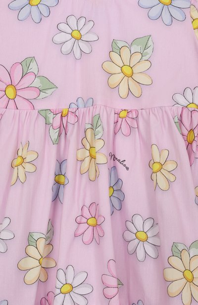 Хлопковое платье MONNALISA, арт. 31E911, фото 3