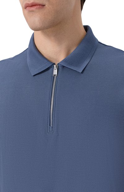 Хлопковое поло BOSS, арт. 50555108, фото 5