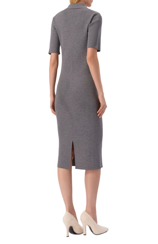 Шерстяное платье Jil Sander J01CT0275/J14831 Серый  J01CT0275/J14831 Фото 3