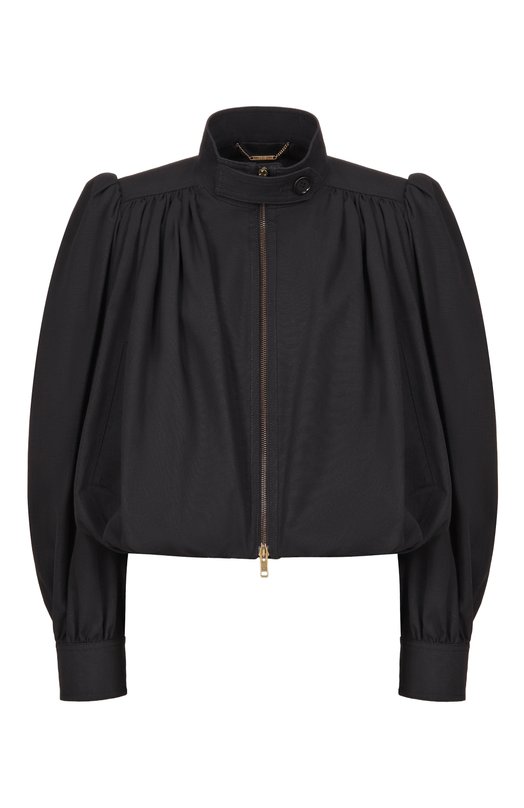 Хлопковая куртка Chloé CH26SVE20140 Чёрный CH26SVE20140