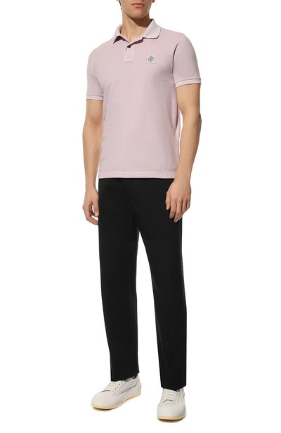 Хлопковое поло STONE ISLAND, арт. 761522S67, фото 2