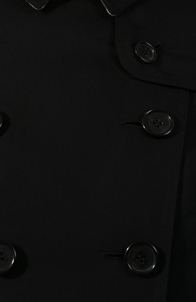 Хлопковый тренч sandringham BURBERRY черного цвета по цене 225000 руб., арт. 3900545, фото 5 Хлопковый тренч sandringham BURBERRY, арт. 3900545, фото 5