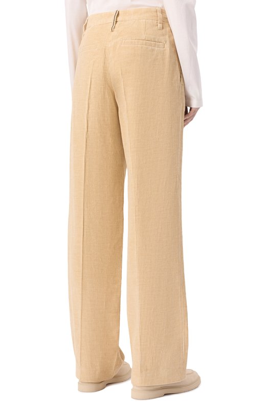 Вельветовые брюки Brunello Cucinelli MP576P8699 Жёлтый  MP576P8699 Фото 4