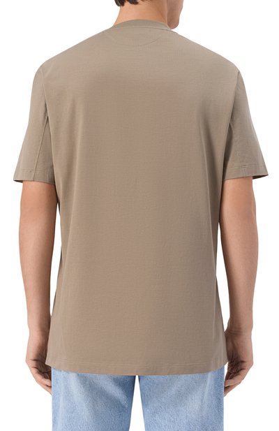 Хлопковая футболка BRUNELLO CUCINELLI, арт. M0B131308, фото 4