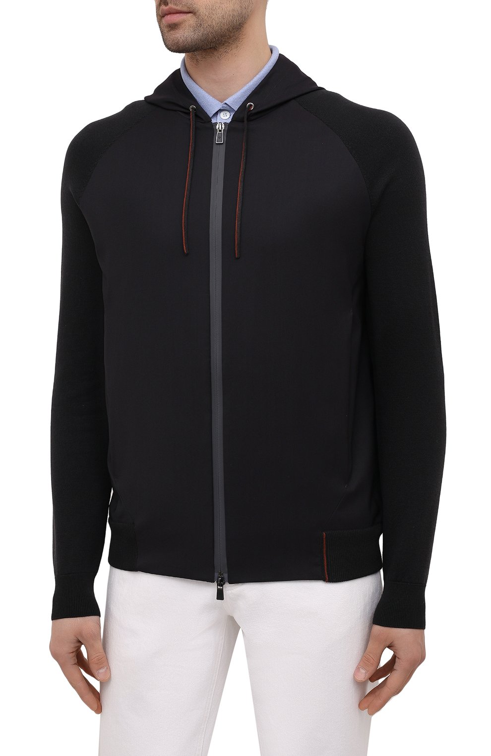 Толстовка LORO PIANA темно-серого цвета по цене 211500 руб., арт. FAL6916, фото 3 Толстовка LORO PIANA, арт. FAL6916, фото 3