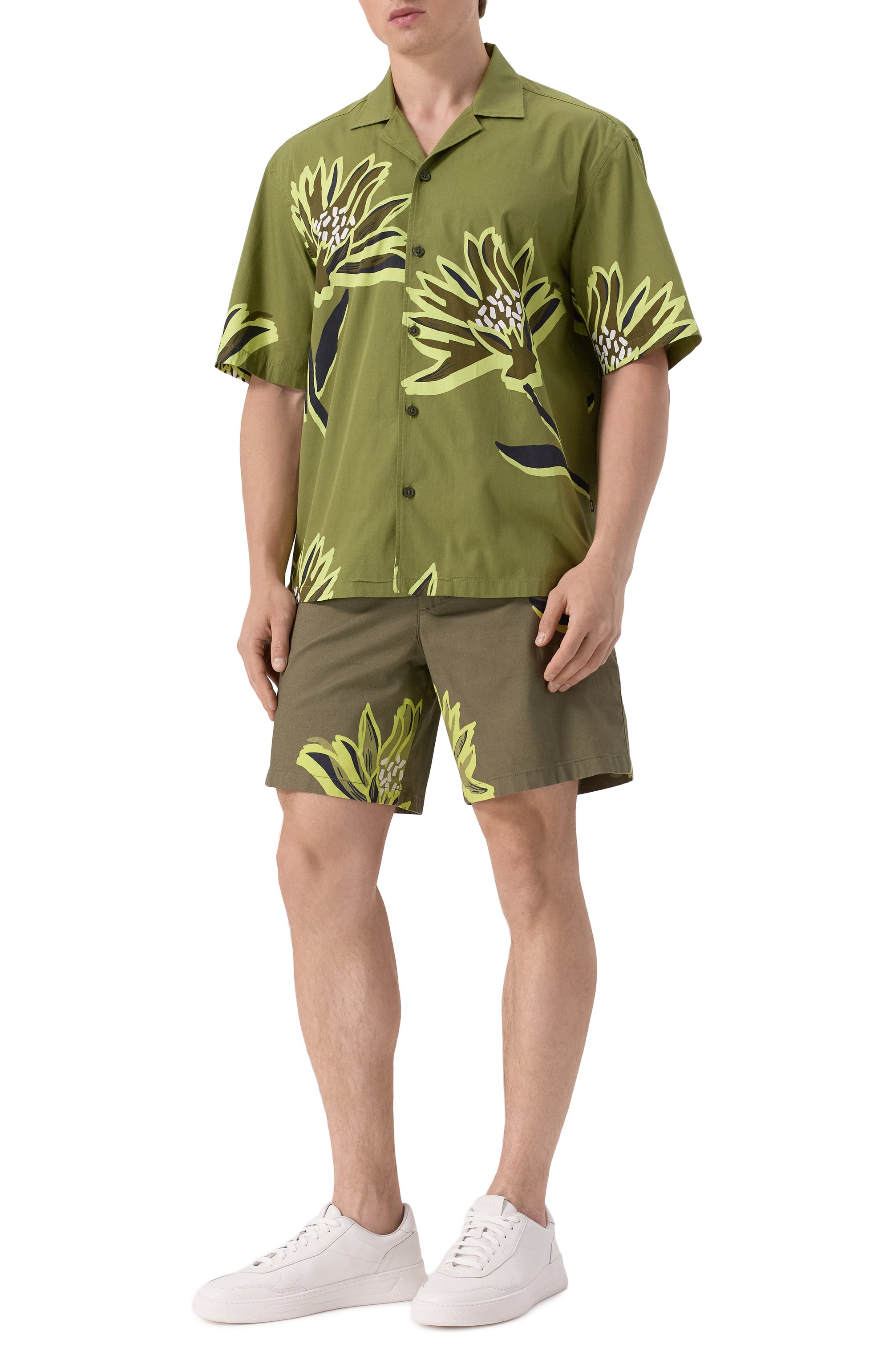 Хлопковые шорты BOSS, арт. 50538839, фото 2