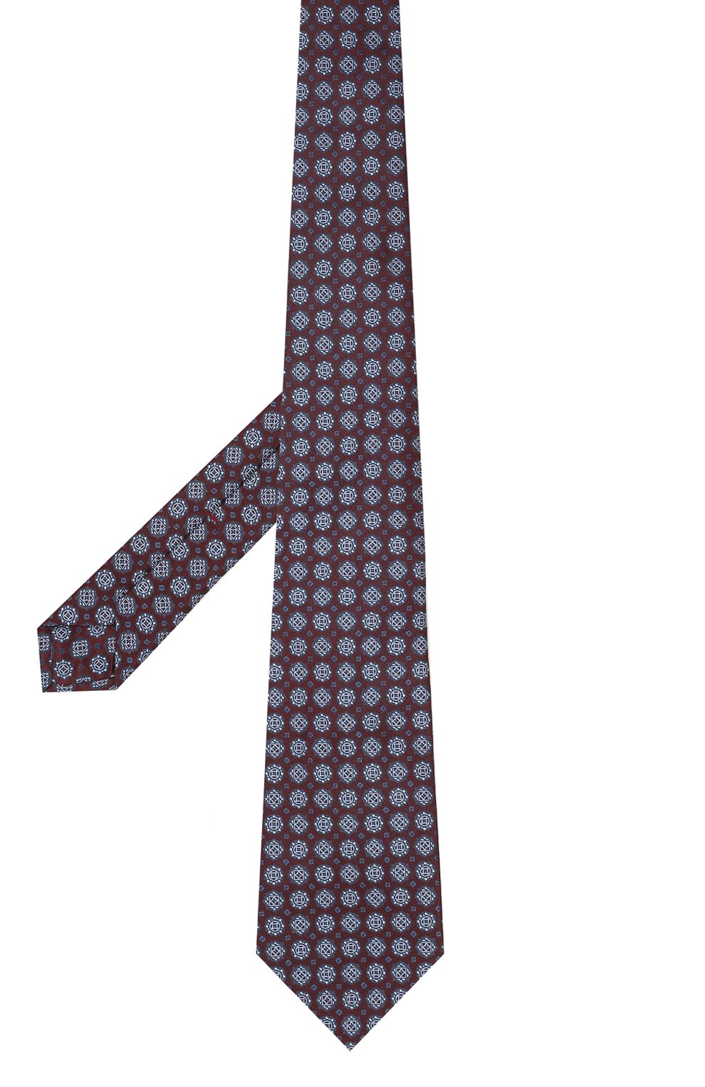 Шелковый галстук KITON бордового цвета по цене 27850 руб., арт. UCRVKLC08G58, фото 2 Шелковый галстук KITON, арт. UCRVKLC08G58, фото 2