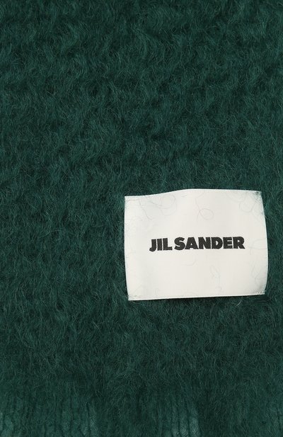 Шарф JIL SANDER зеленого цвета по цене 26600 руб., арт. JSPR902017-WR199717, фото 2 Шарф JIL SANDER, арт. JSPR902017-WR199717, фото 2