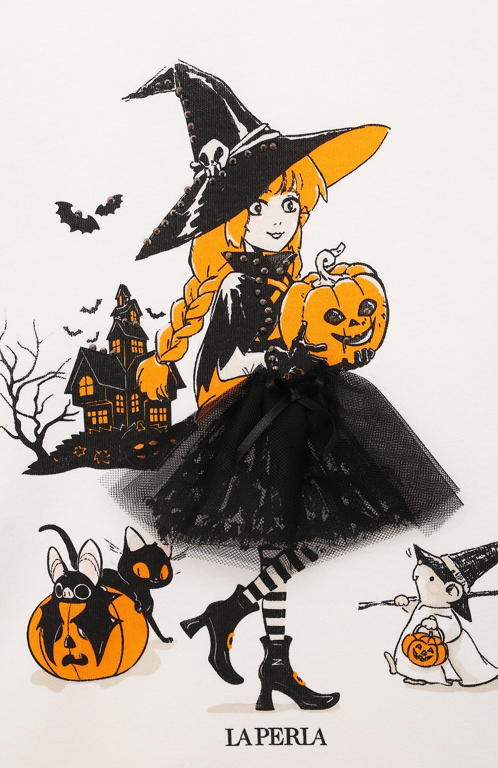 Хлопковая пижама LA PERLA, арт. 55951/2A-6A, фото 6