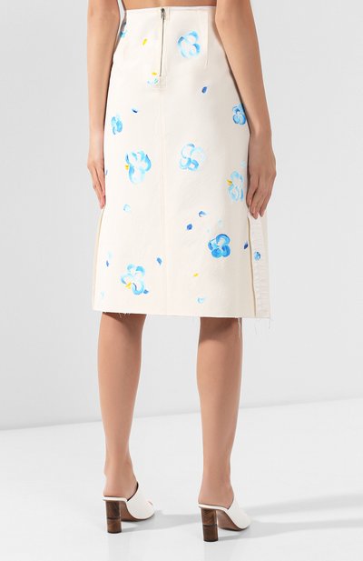 Юбка из смеси хлопка и вискозы MARNI, арт. G0MA0123M2/SCP88, фото 4