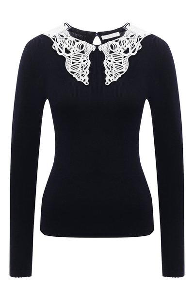 Хлопковый пуловер CHLOÉ, арт. CHC21SMP01590, фото 1