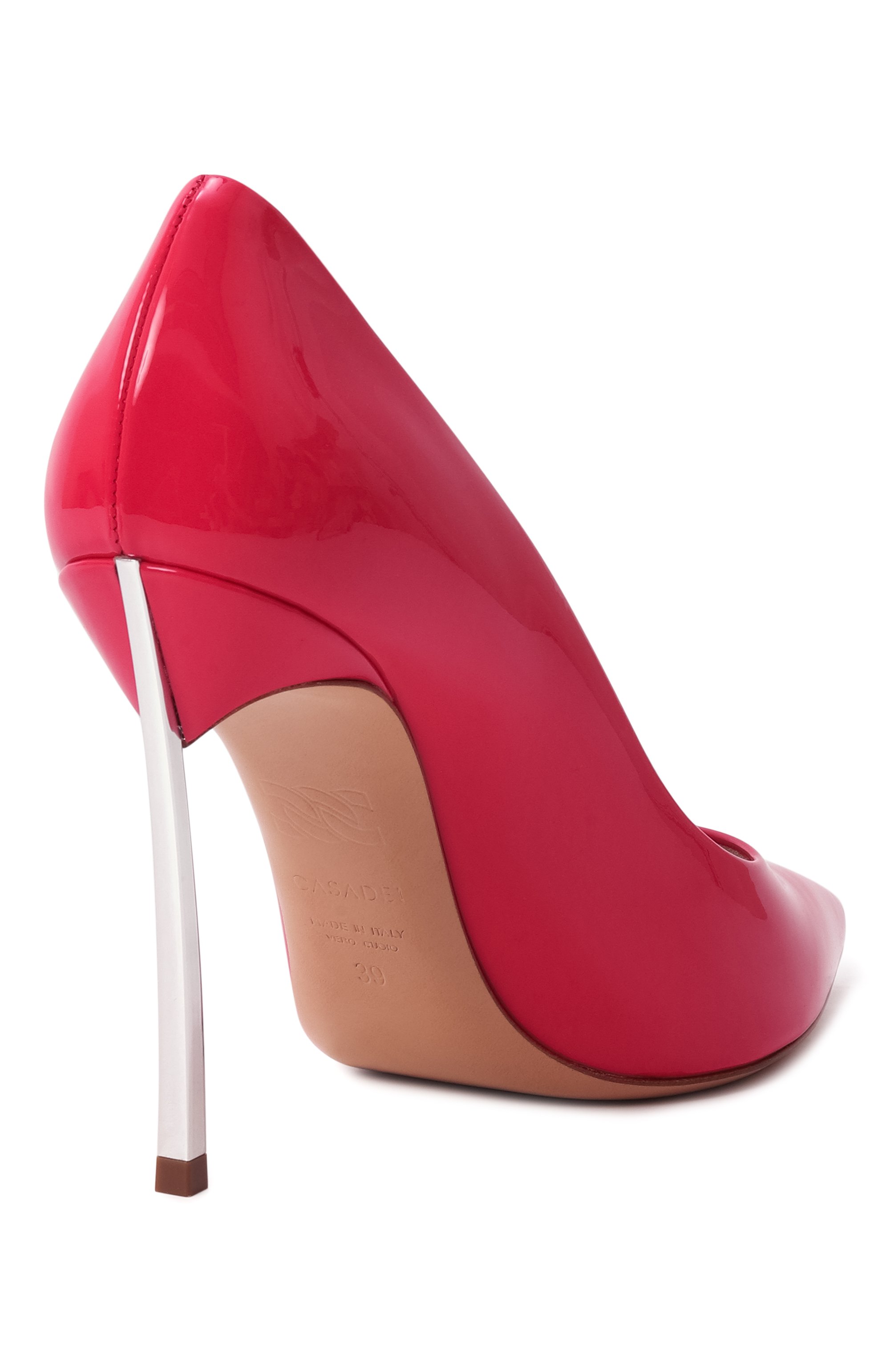 Лакированные туфли blade CASADEI темно-розового цвета по цене 76100 руб., арт. 1F915W100M/C1313, фото 5 Лакированные туфли blade CASADEI, арт. 1F915W100M/C1313, фото 5