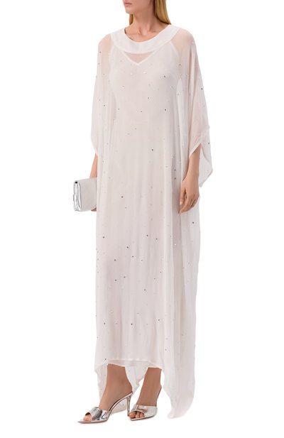 Женское шелковое платье ALBUS LUMEN, арт. AL.RT26.KAFTAN02_SET