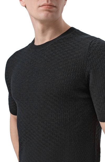 Джемпер изо льна и хлопка GRAN SASSO, арт. 57169/18668, фото 5