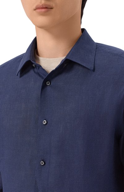 Льняная рубашка BOSS CAMEL, арт. 50560284, фото 5