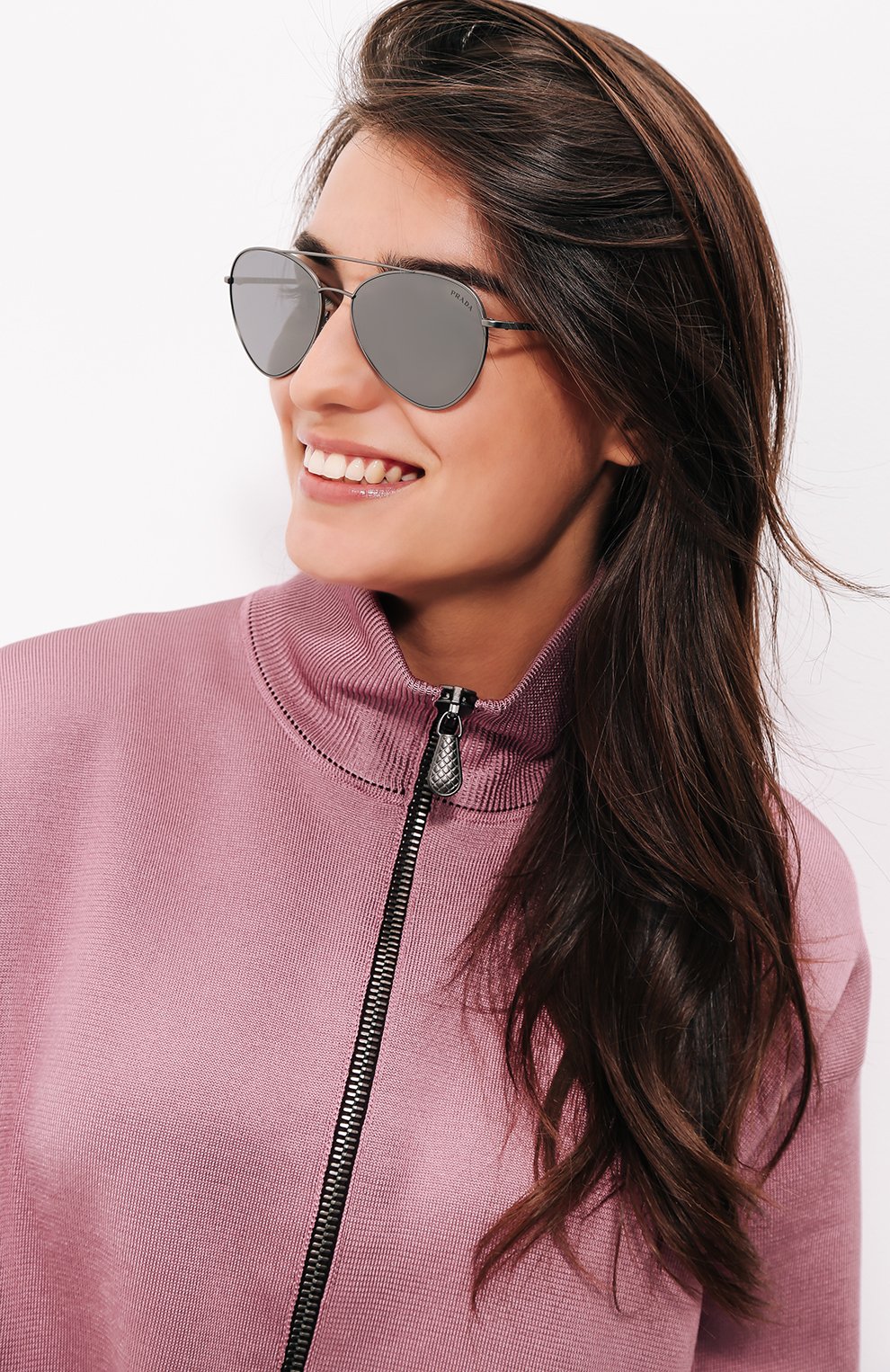 Солнцезащитные очки prada linea rossa PRADA серебряного цвета по цене 14600 руб., арт. 50SS-7CQ5L0, фото 2 Солнцезащитные очки prada linea rossa PRADA, арт. 50SS-7CQ5L0, фото 2