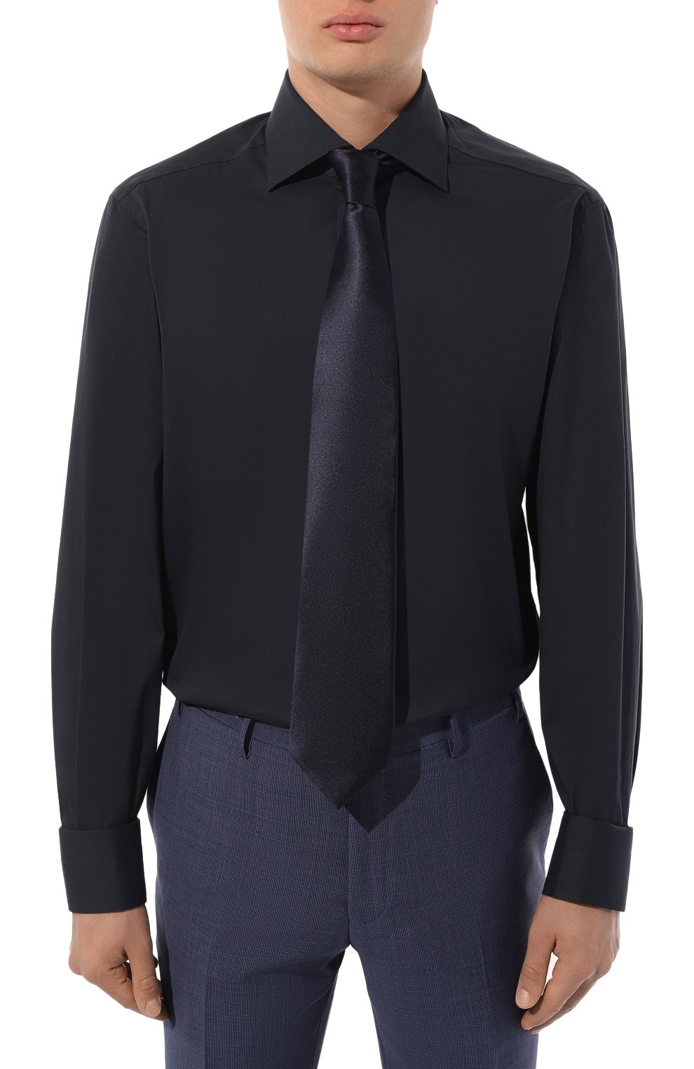 Хлопковая сорочка KITON, арт. UCIH0865406, фото 3