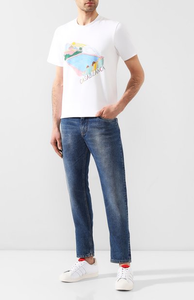 Кожаные кеды adidas x 424 shell toe ADIDAS ORIGINALS, арт. FW7624, фото 2