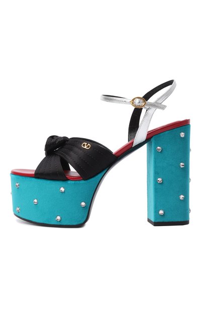 Комбинированные босоножки crasher 125 VALENTINO, арт. 8W2S0NS1/NRQ, фото 4