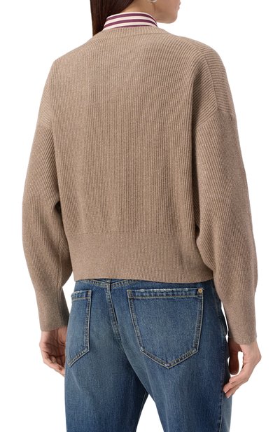 Свитер из кашемира и вискозы BRUNELLO CUCINELLI, арт. M1E224700, фото 4