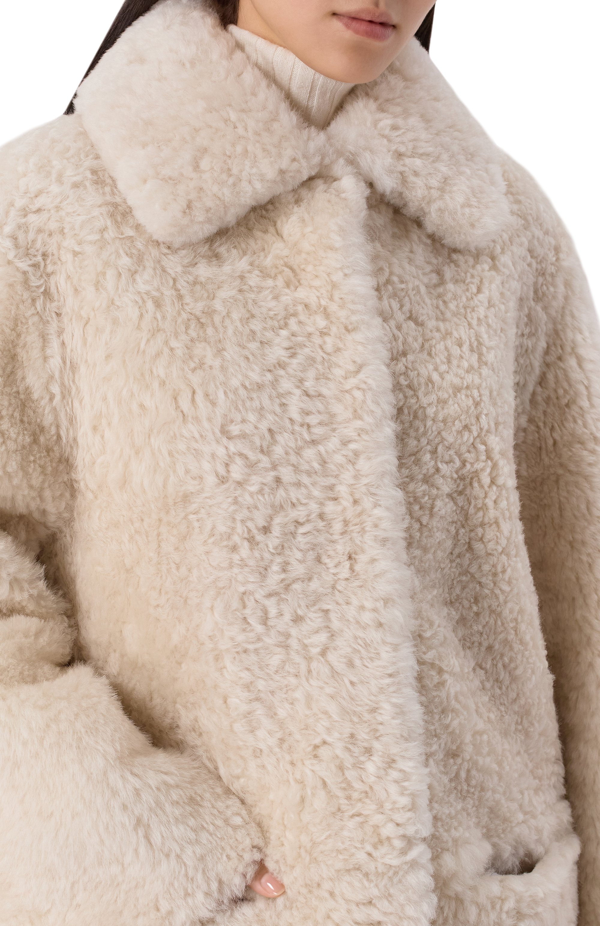 Двусторонняя дубленка из овчины SIMONETTA RAVIZZA, арт. F04C0134H20, фото 5