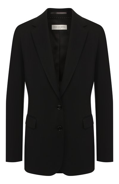 Женский жакет из смеси хлопка и шерсти DRIES VAN NOTEN, арт. 191-10427-7286