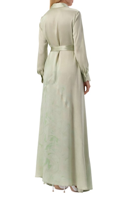 Атласное платье Kiton D51327K0873G04 Зелёный  D51327K0873G04 Фото 3