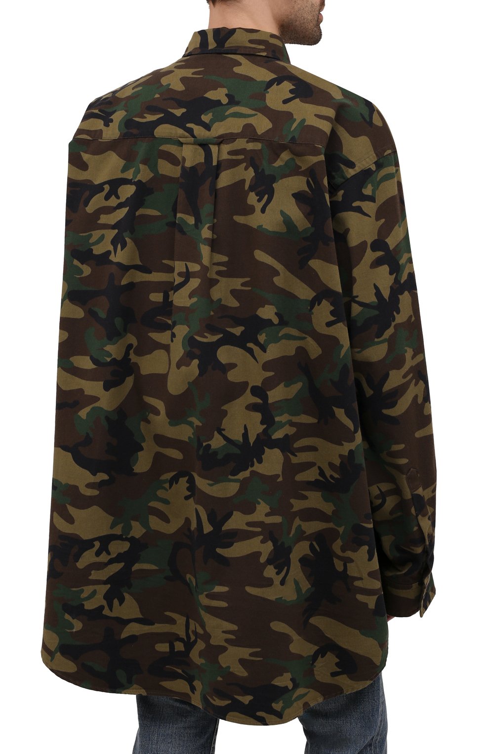 Хлопковая рубашка BALENCIAGA, арт. 659027/TKL14, фото 4