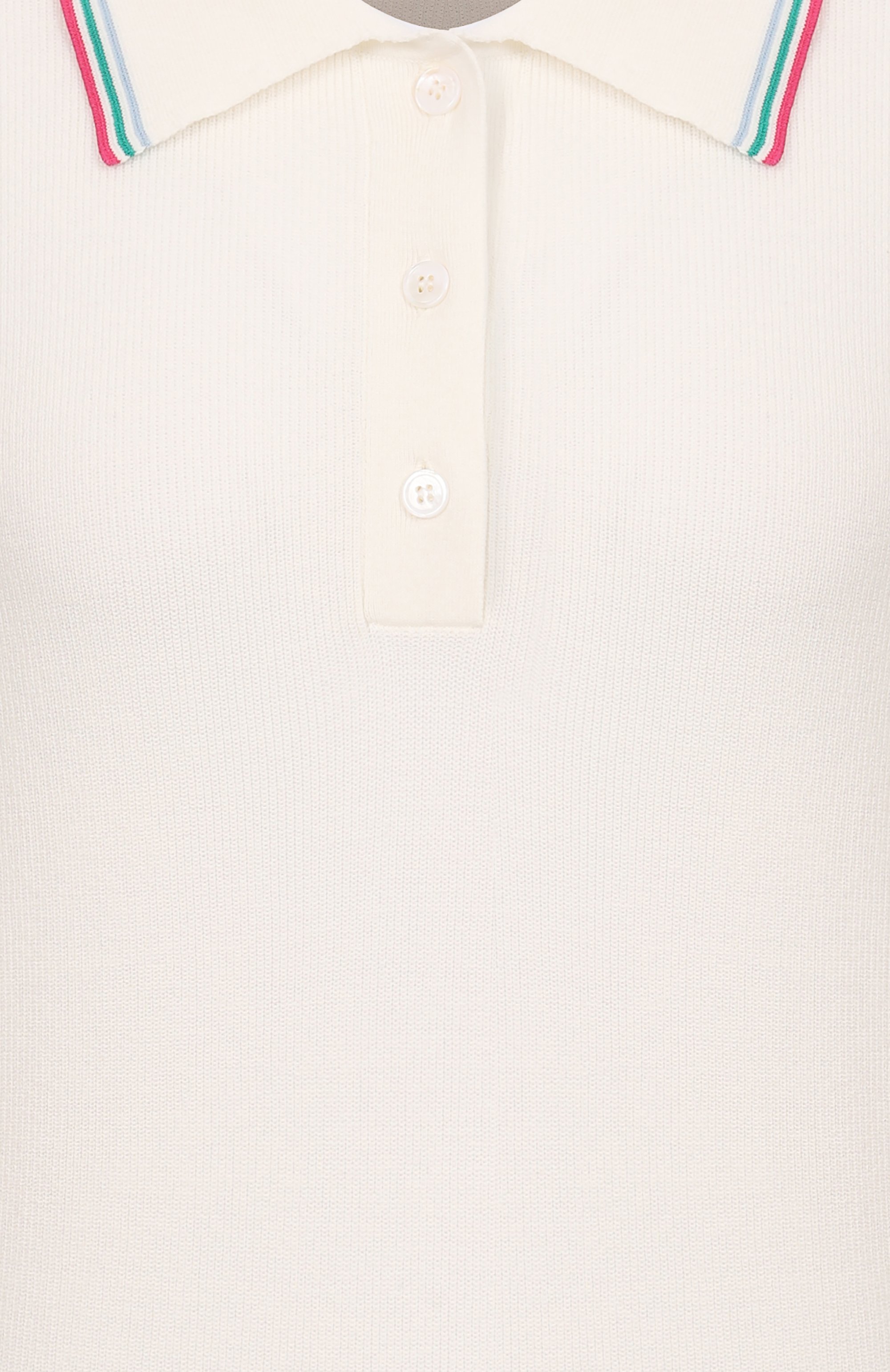 Хлопковое поло ADDICTED белого цвета по цене 22200 руб., арт. TC2502.686-696, фото 6 Хлопковое поло ADDICTED, арт. TC2502.686-696, фото 6