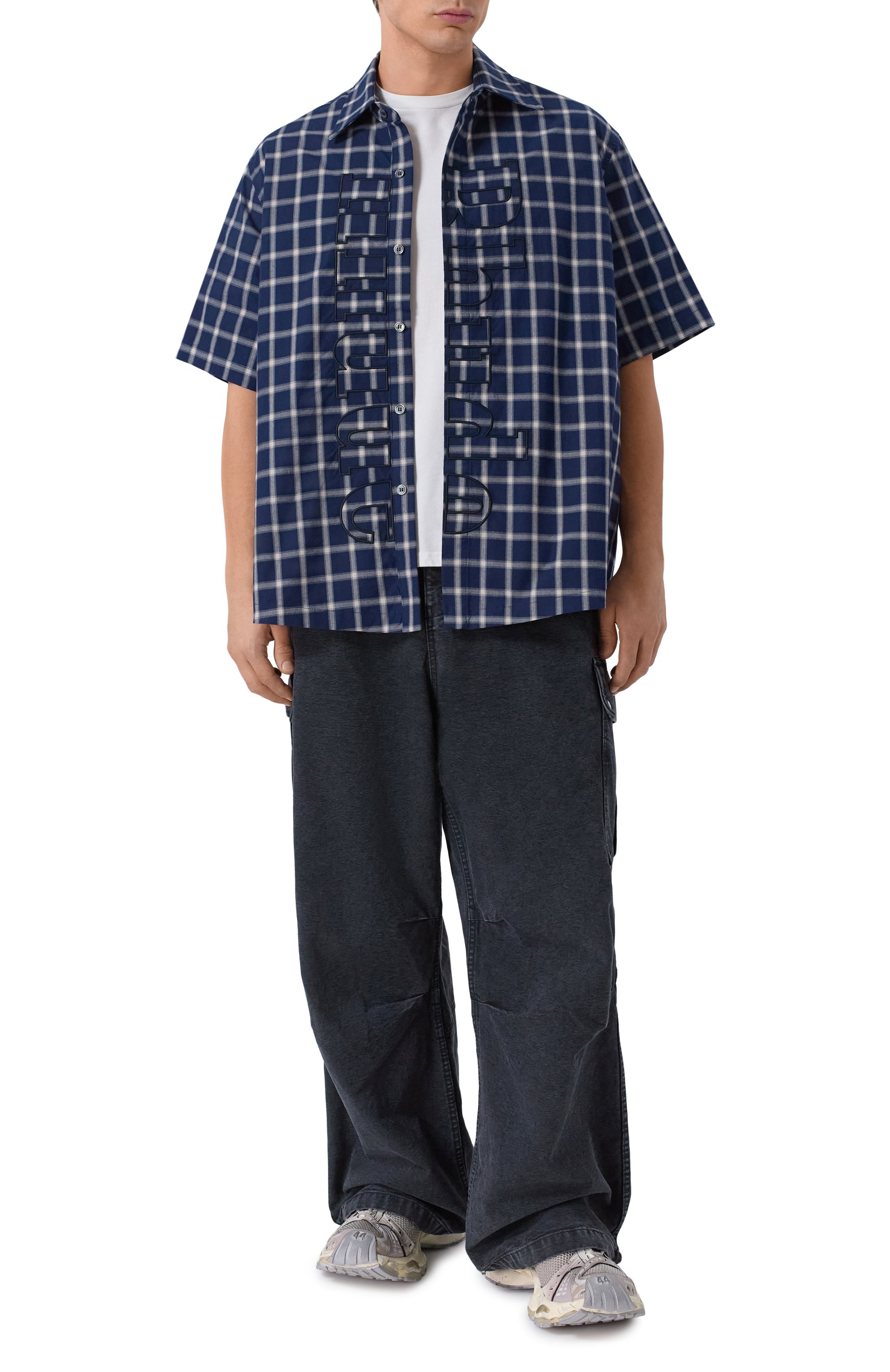 Хлопковая рубашка RHUDE, арт. RHPF25SR05012, фото 2