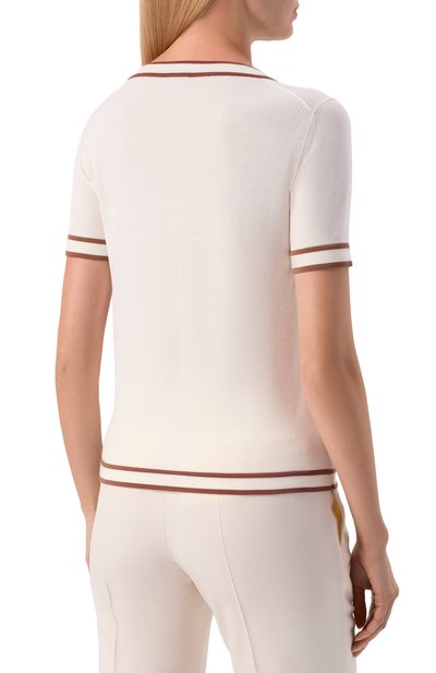 Шерстяной пуловер KITON, арт. D61703, фото 4