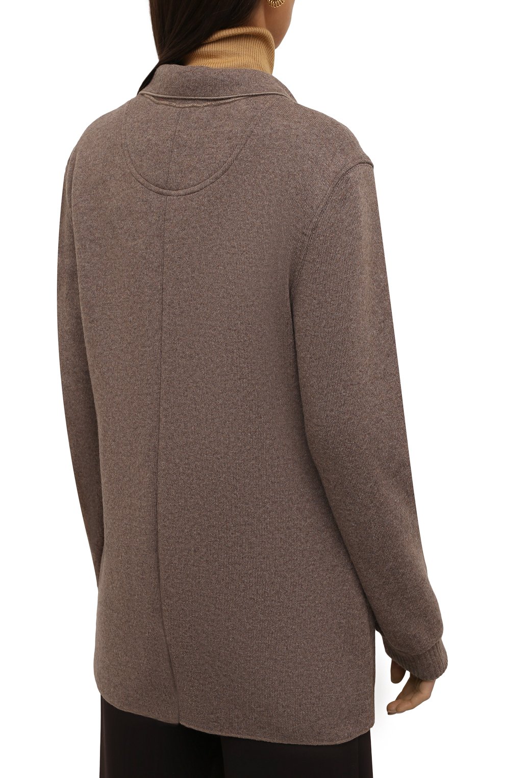 Шерстяной жакет WEEKEND MAX MARA коричневого цвета по цене 56760 руб., арт. TURCHIA 39160716, фото 4 Шерстяной жакет WEEKEND MAX MARA, арт. TURCHIA 39160716, фото 4